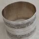 Antique napkin ring in solid silver.