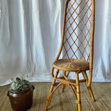 Vintage rattan chair 1960