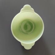 Jadeite Jane Ray Fire King Sugar Bowl – Anchor Hocking – Vintage USA