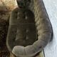 Vintage toad sofa from the 50s-60s in green velvet