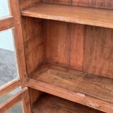 Armoire vitrée ancienne en bois