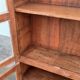 Old wooden glass cabinet