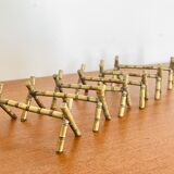 Lot de 6 repose couteau en laiton