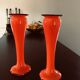 Pair of narrow-necked (or tulip-shaped) vases, 1970s