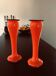 Pair of narrow-necked (or tulip-shaped) vases, 1970s