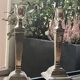 Pair of candlesticks - Silver-plated - Very good condition