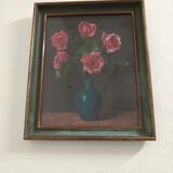 Painting "The bouquet of pastel roses" by S.Lamarche