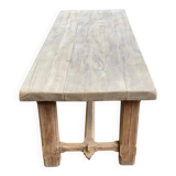 19th century solid oak farmhouse table 240cm