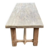Table de ferme en chêne massif XIXème 240cm