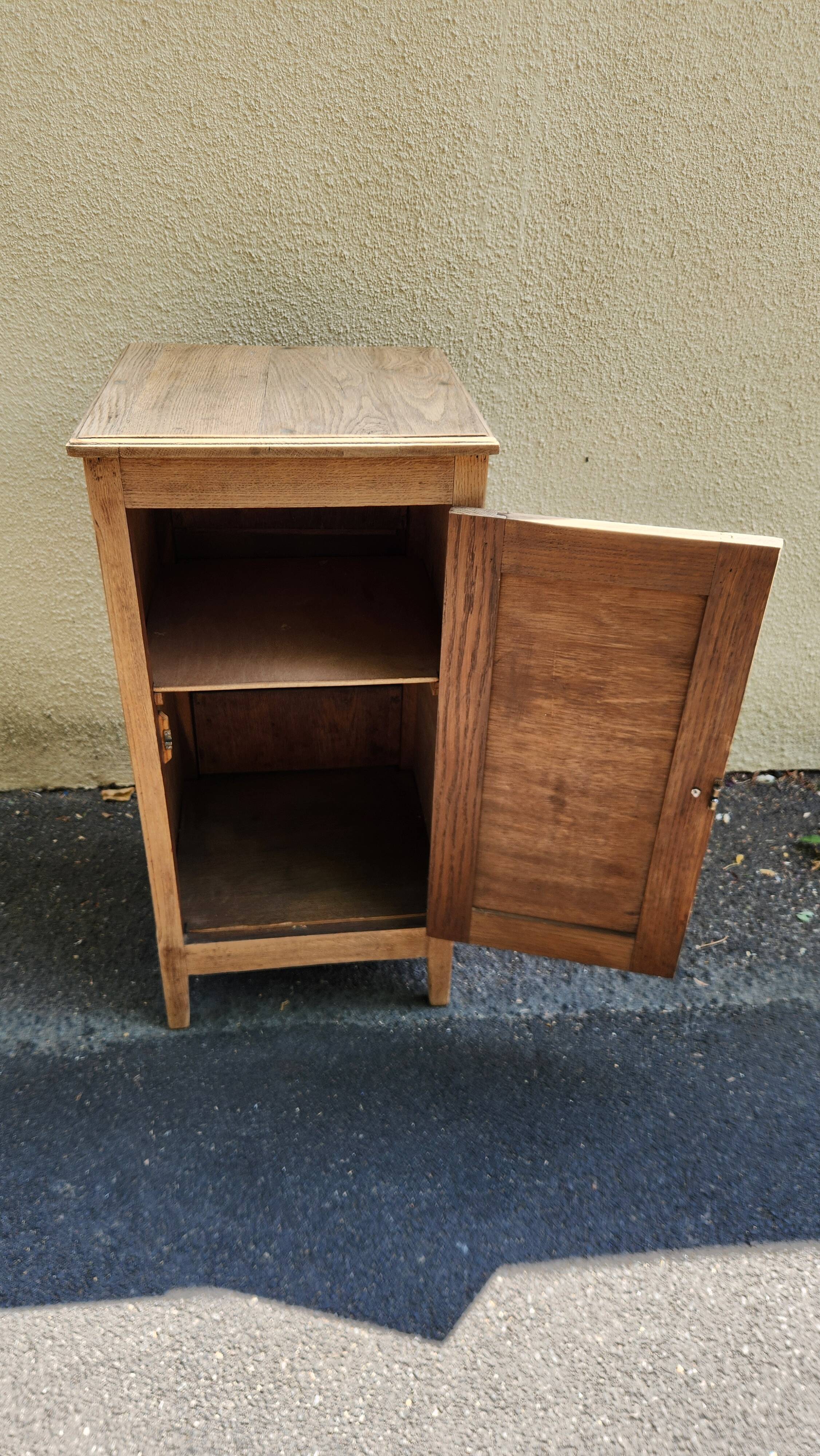 Petit meuble de rangement vintage / Chevet en bois