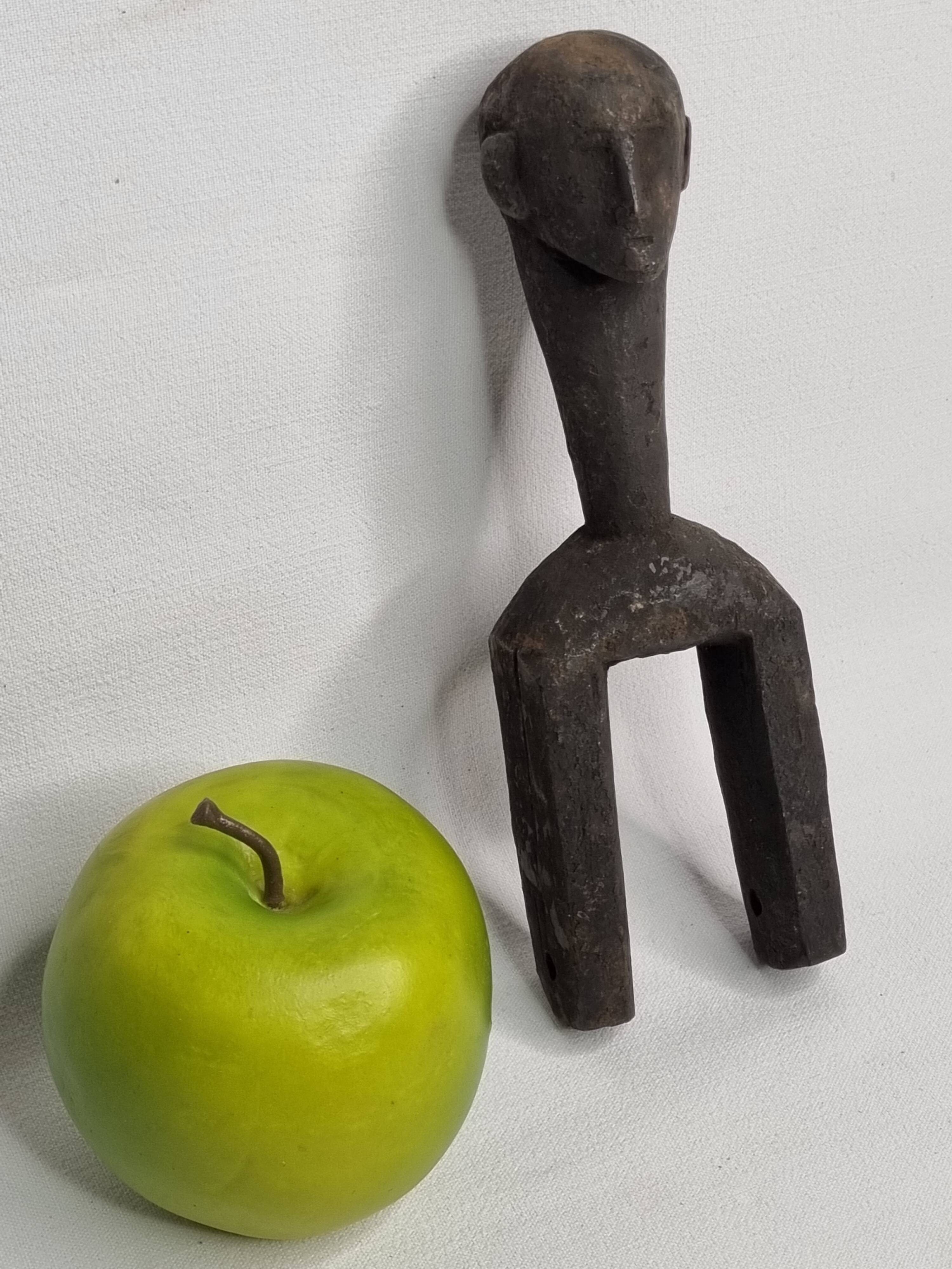 Loom pulley stirrup, 21 cm, traditional African art