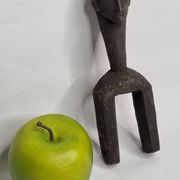 Étrier de poulie de métier à tisser, 21 cm, art tradtionel d'Afrique