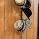 Oak parrot coat rack