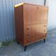Old secretary cabinet scandinavian dresser vintage compass feet