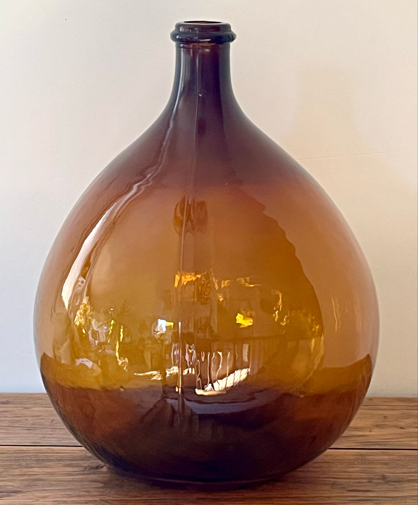 Amber demijohn 10L