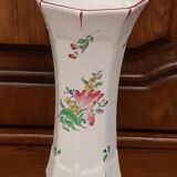 Vase Lunéville KG in painted ceramic enamelled decoration Lamppost