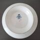 Longwy blue footed plate