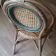 Chaise en rotin vintage