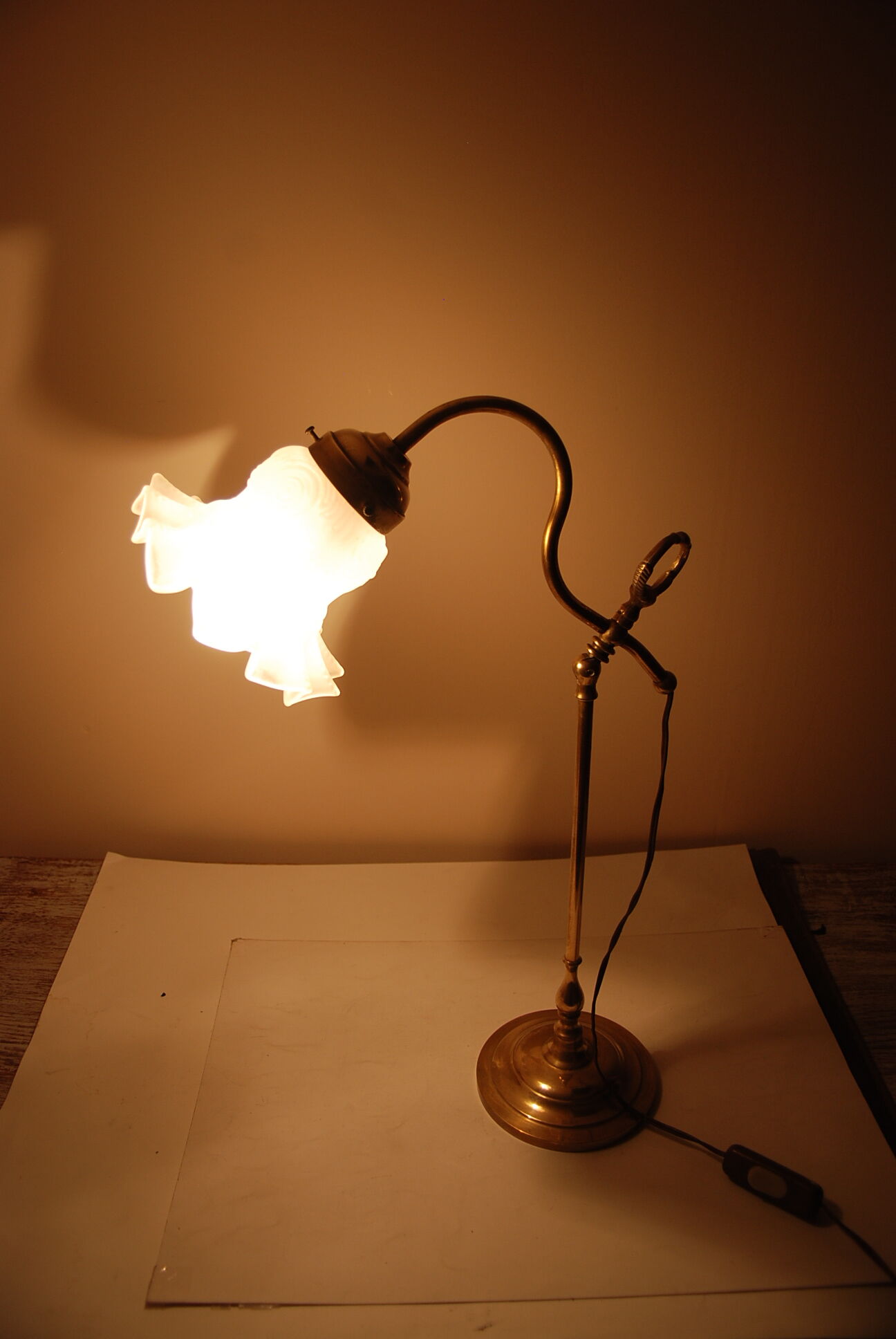 Vintage bedside lamp