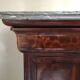 Commode XIXe Louis Philippe marbre sainte anne et noyer