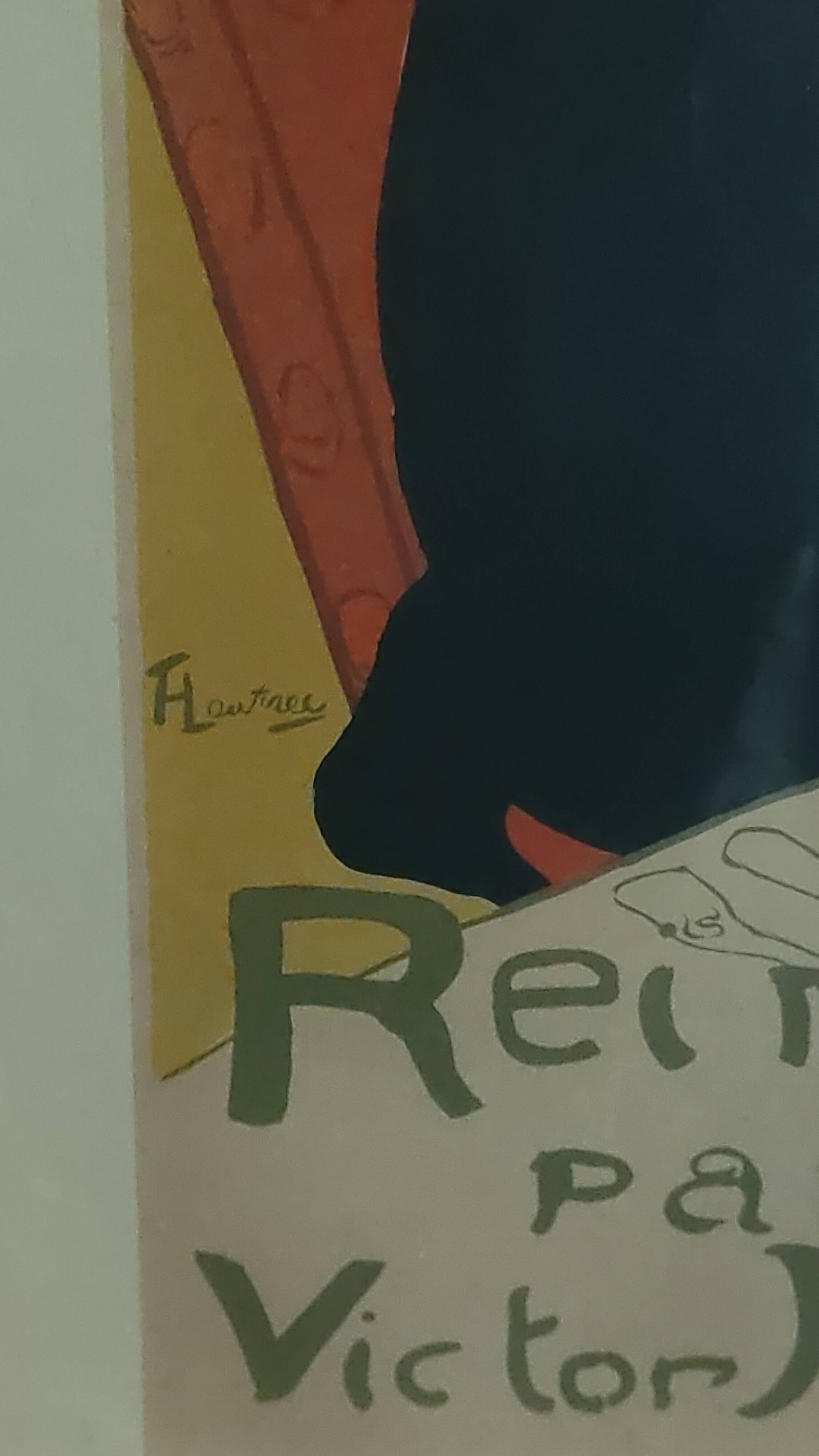 Toulouse Lautrec poster frame "Queen of joy"