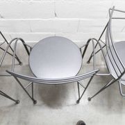 Set of 6 "Silver Moon" armchairs by Pascal Mourgue 1985