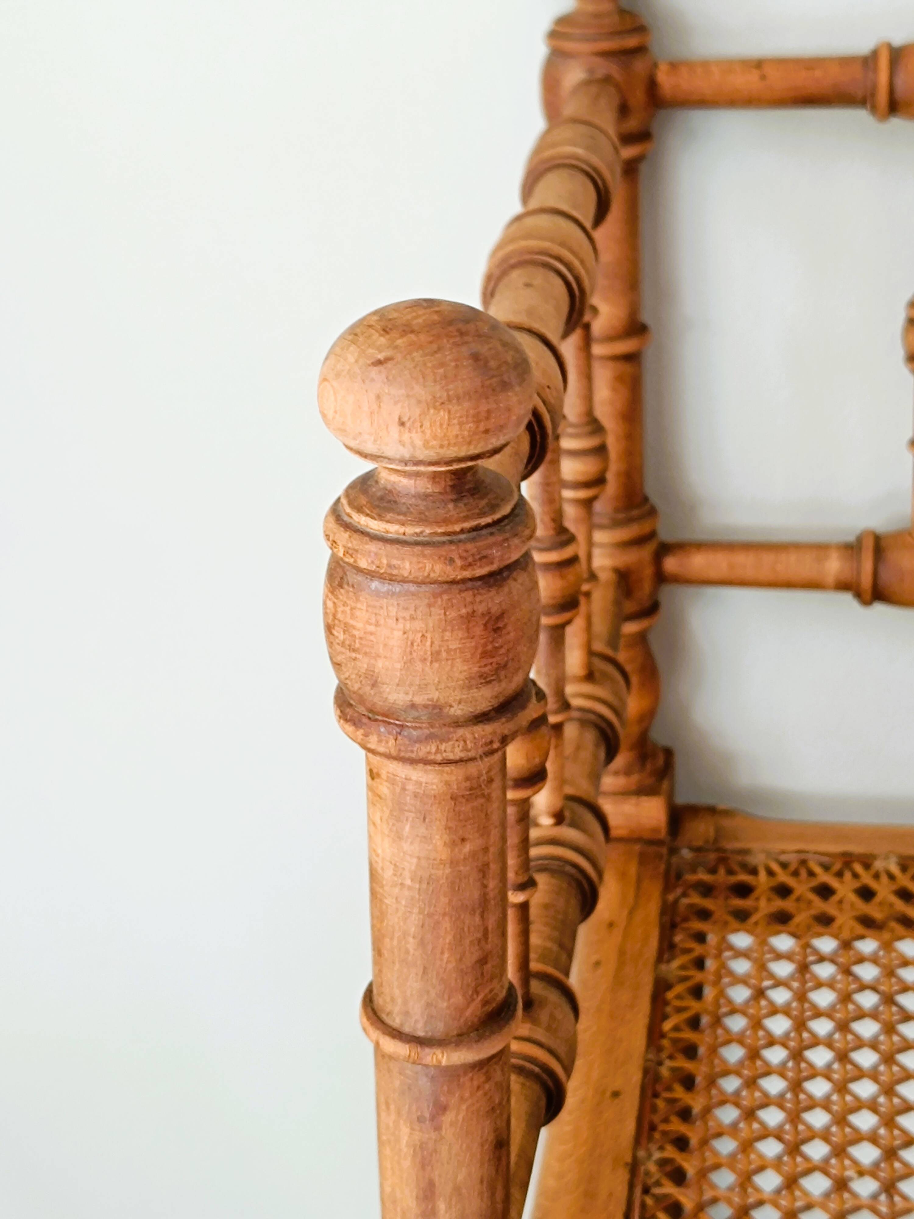 Art Nouveau corner chair