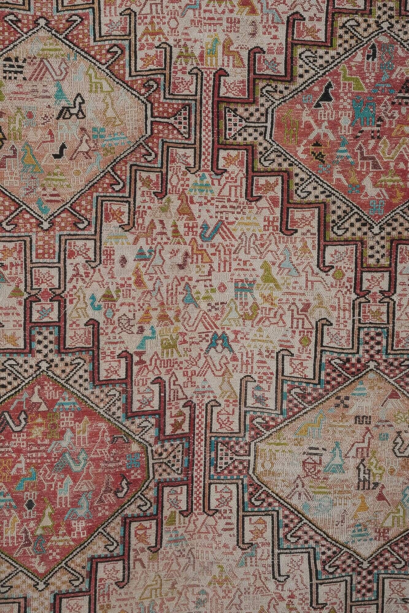 Tapis turc vintage fait main