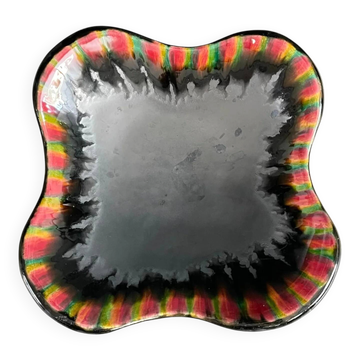 1950s metalised enamel fruit bowl