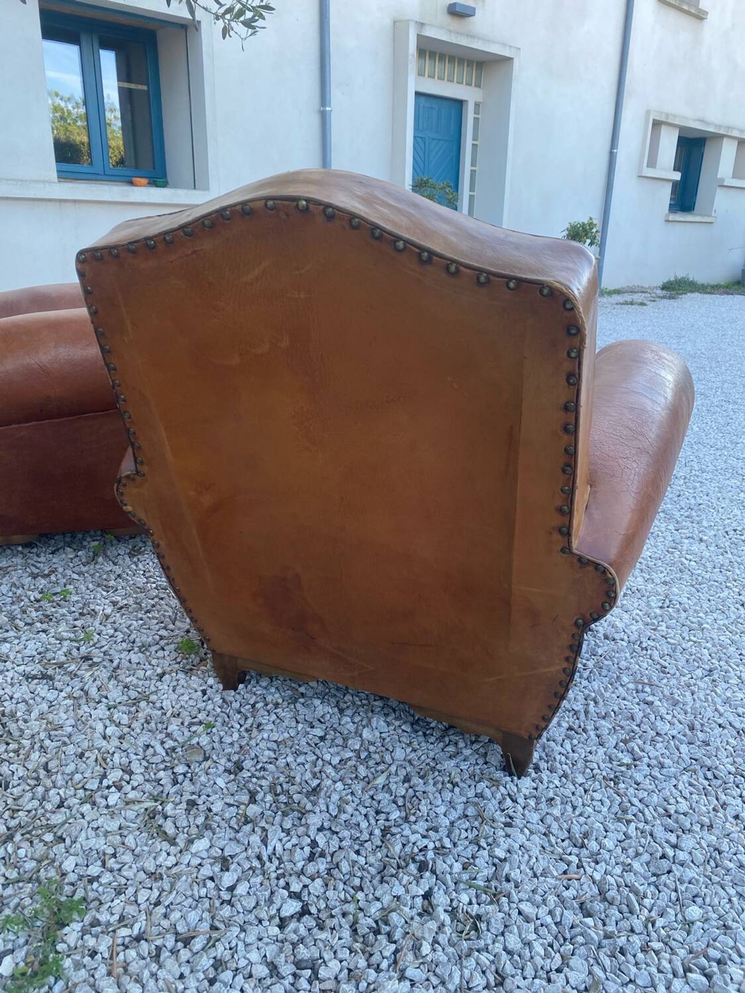 Paire de fauteuils club