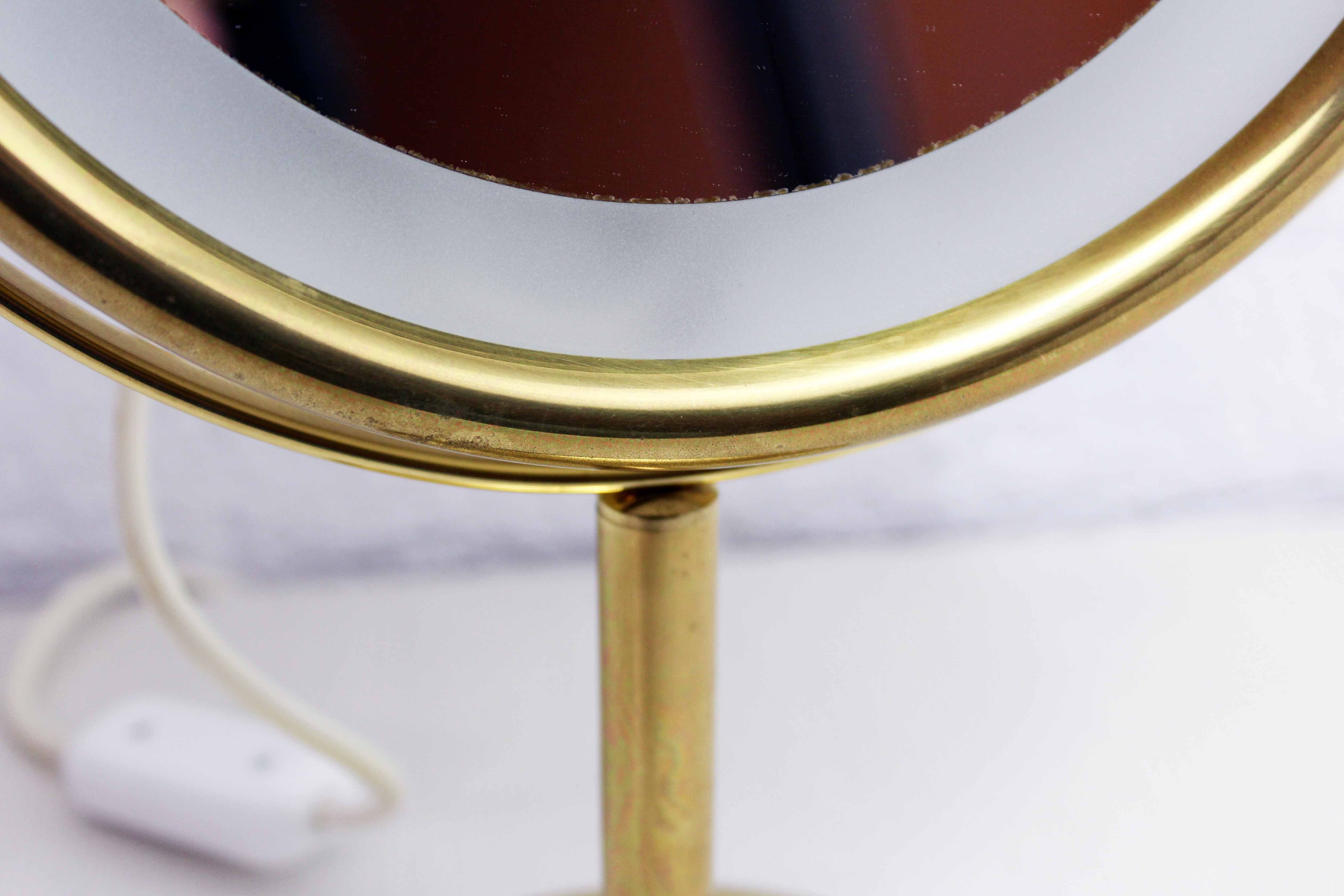 Miroir vintage rétroéclairé à poser