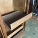 Solid oak notary double curtain filing cabinet 1900