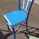 Salon de jardin multicolore