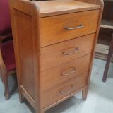 Oak chest of drawers 4 drawers circa 1950