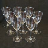 8 Baccarat Coppelia water glasses in perfect condition