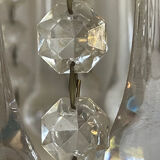 Murano glass and gold metal pendant light