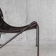Frederick Weinberg USA rattan armchair and metal structure, 1950