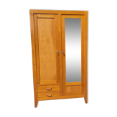 Armoire penderie parisienne des années 50 pieds compas
