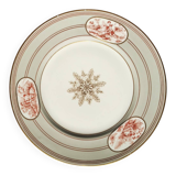 Plate with red blood decorations