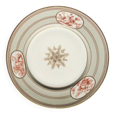Assiette décors sanguine