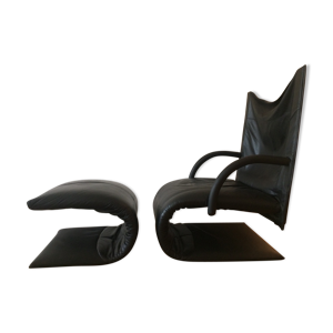 Fauteuil zen en cuir haute qualité,