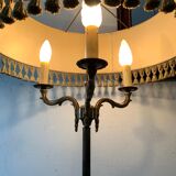 Lampadaire tripode vintage