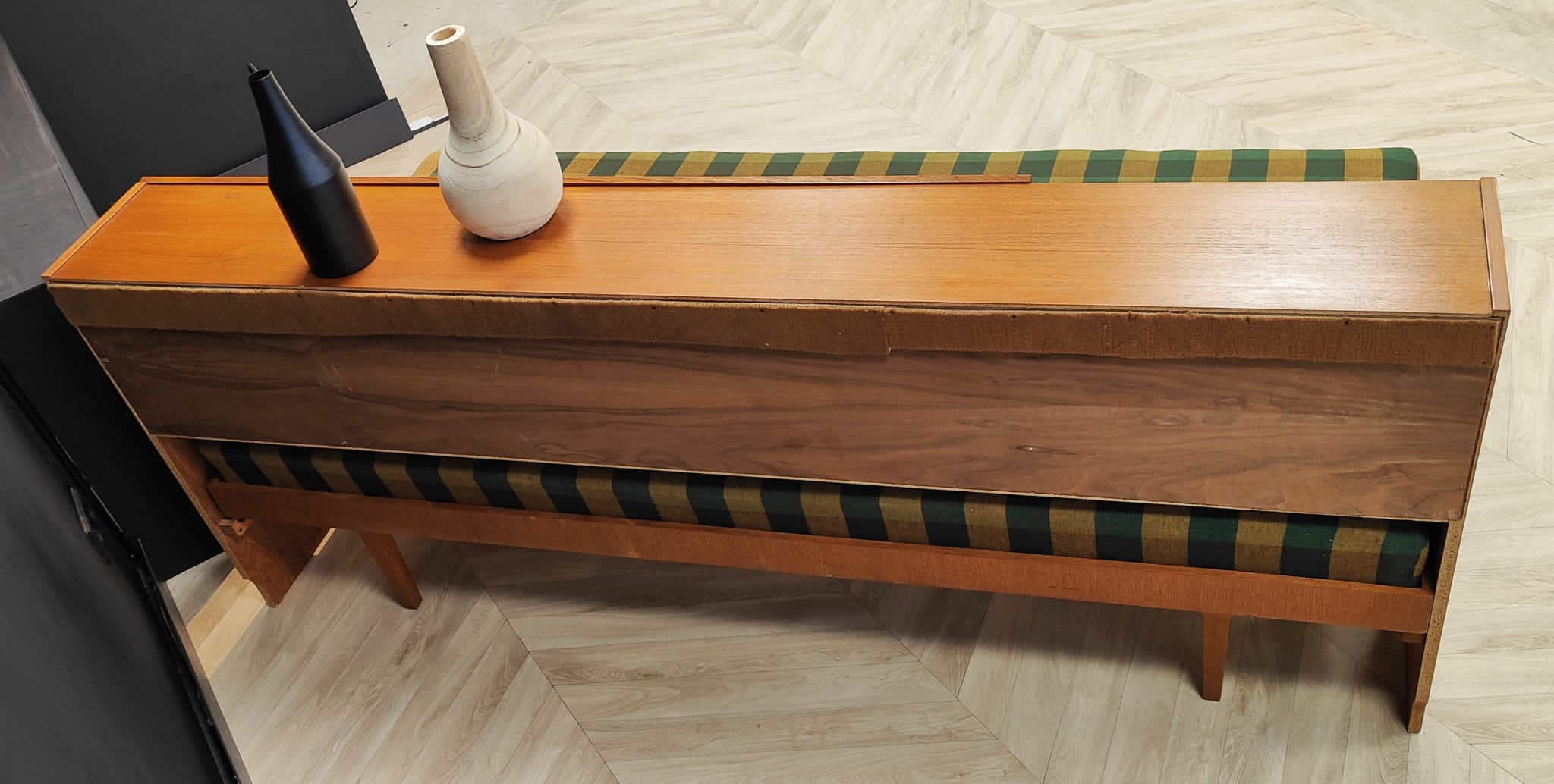 Mid century sofa bed, vintage - daybed, sofa