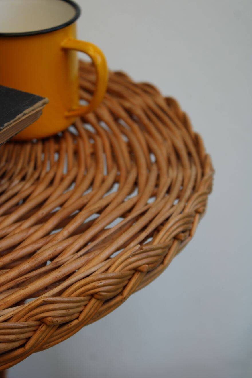 Wicker coffee table