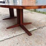 Table à manger à rallonge en bois de rose du milieu du siècle par John Mortensen