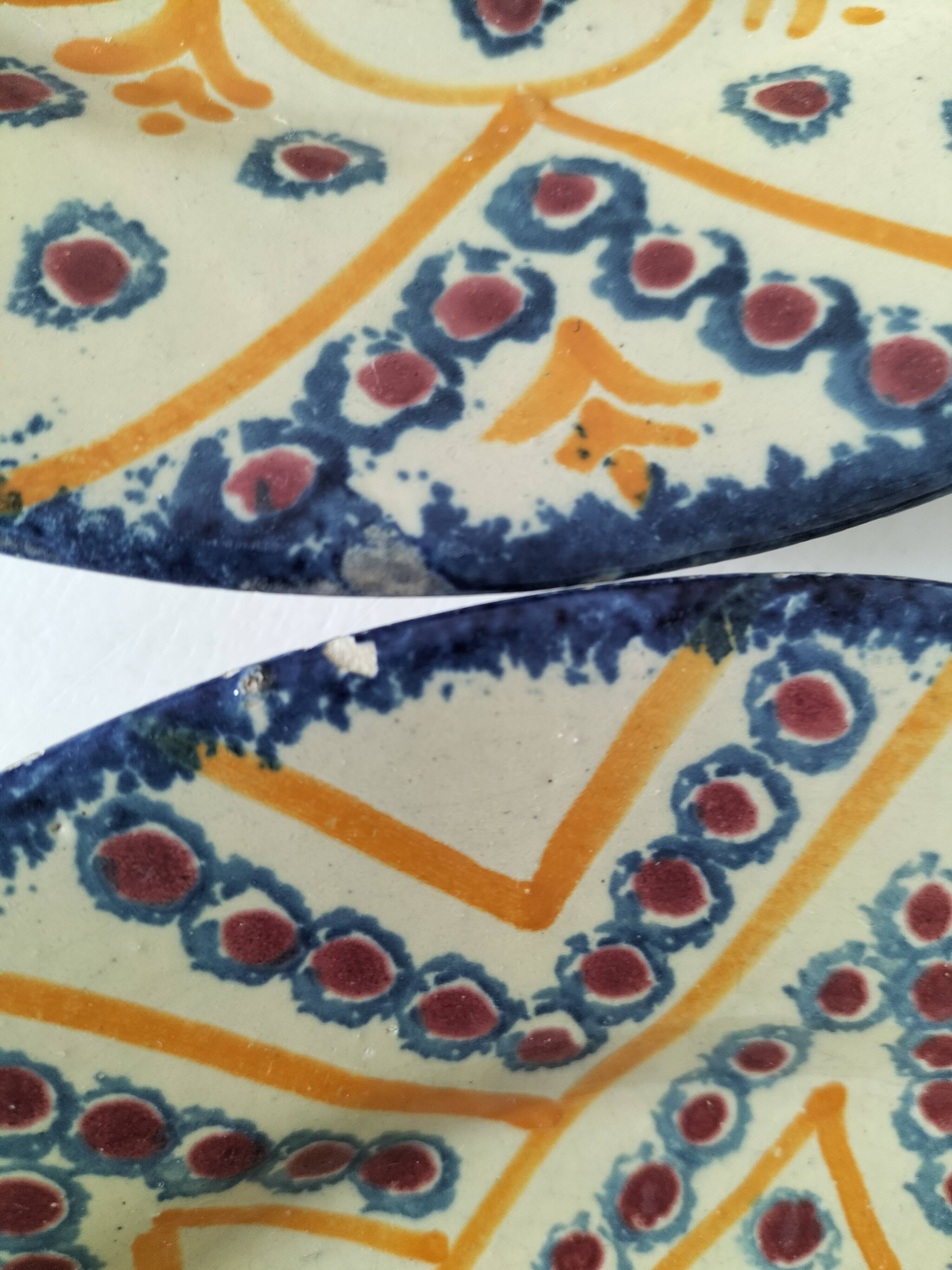 Duo of Henriot Quimper plates