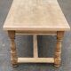 Table à manger de ferme extensible rénovée en chêne 20ème 170-250cm