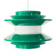 Pendant light "Trava" green version by Carl Thore for Granhaga Metallindustri. Sweden 1970s