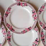 Dessert plates from Saint Amand