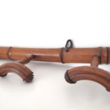 Patère en bois façon bambou